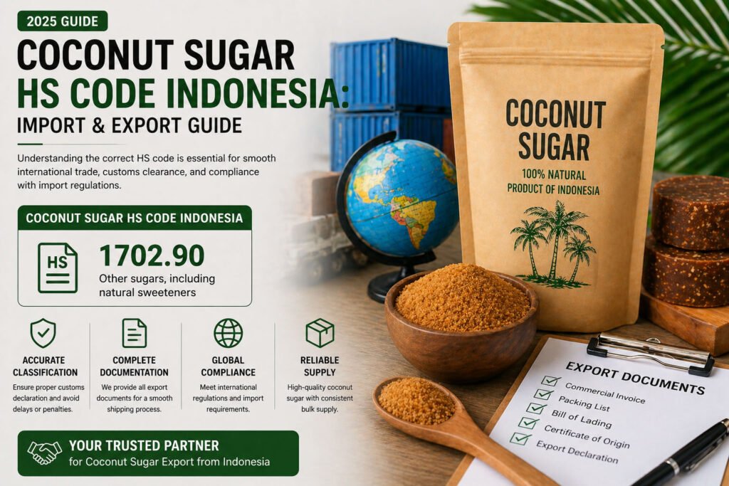 coconut sugar hs code indonesia
