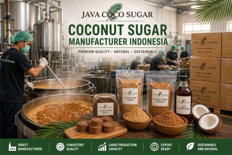 coconut sugar manufacturer indonesia