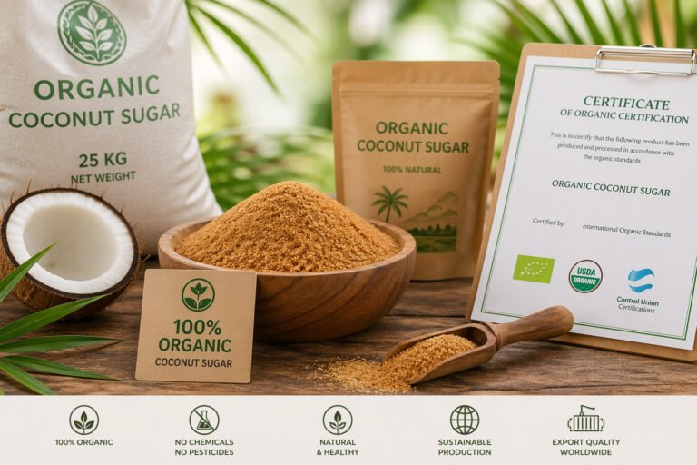 organic coconut sugar supplier